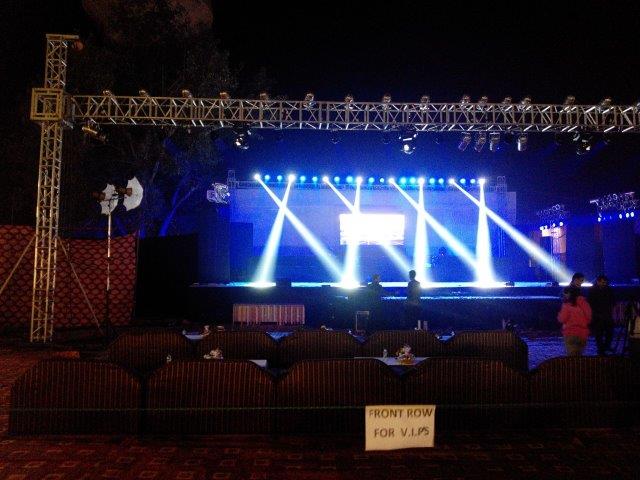 stage and Light setup kota